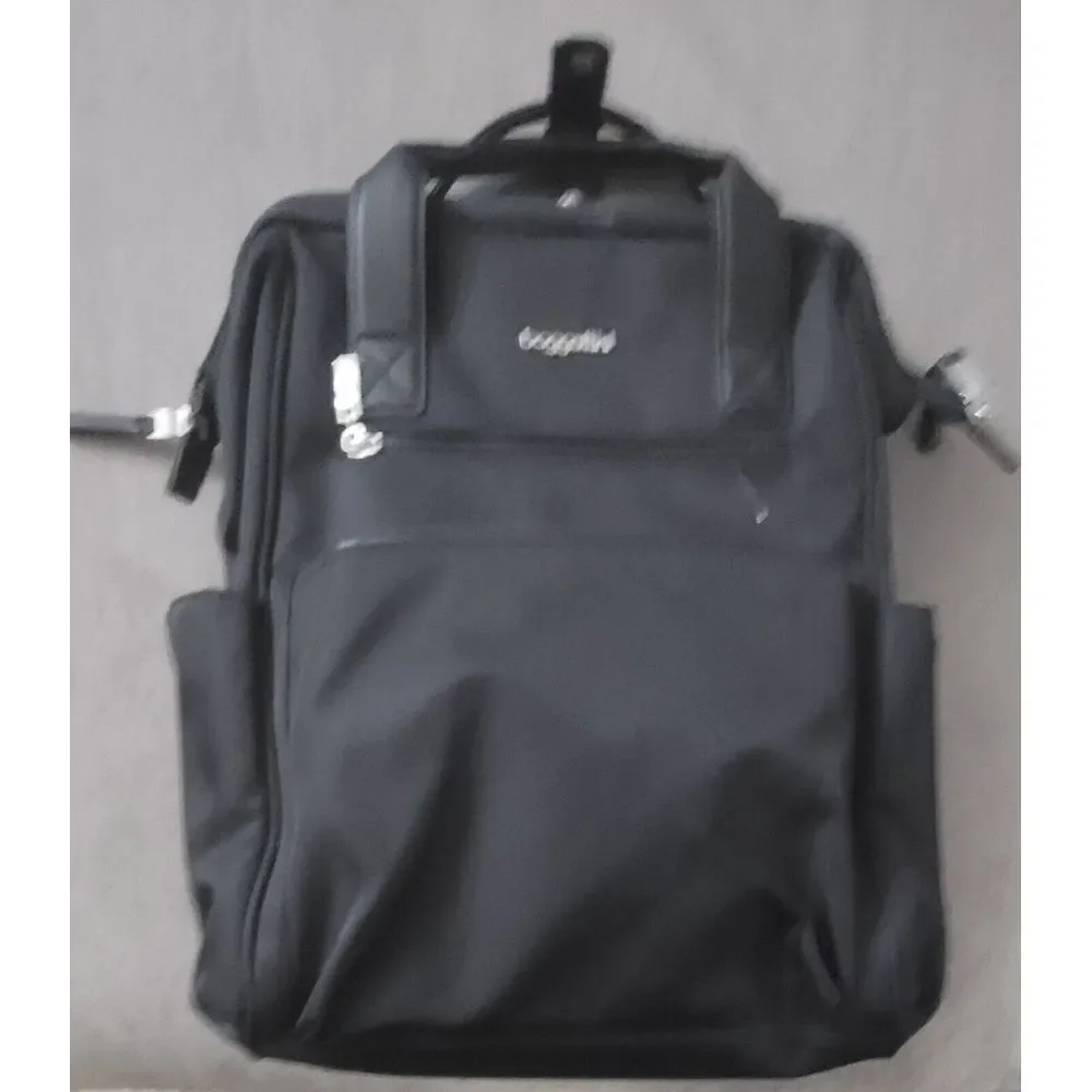 Baggallini Soho Black Backpack Laptop Carry‎ On Travel Bag RFID